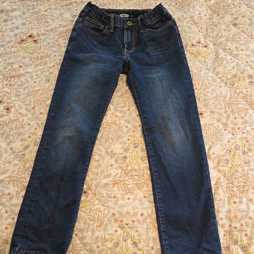 Old Navy Boy's Dark Blue Skinny Jeans- 12